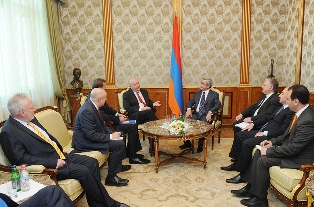Президент Армении принял сопредседателей Минской группы ОБСЕ