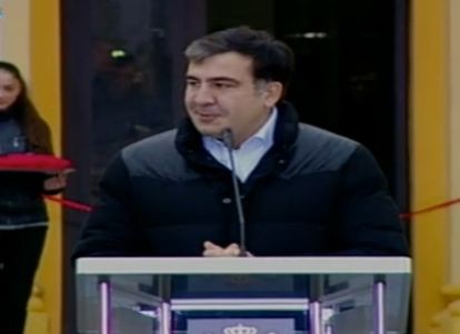 Президент Грузии Михаил Саакашвили с деловым визитом посетил Самцхе-Джавахк