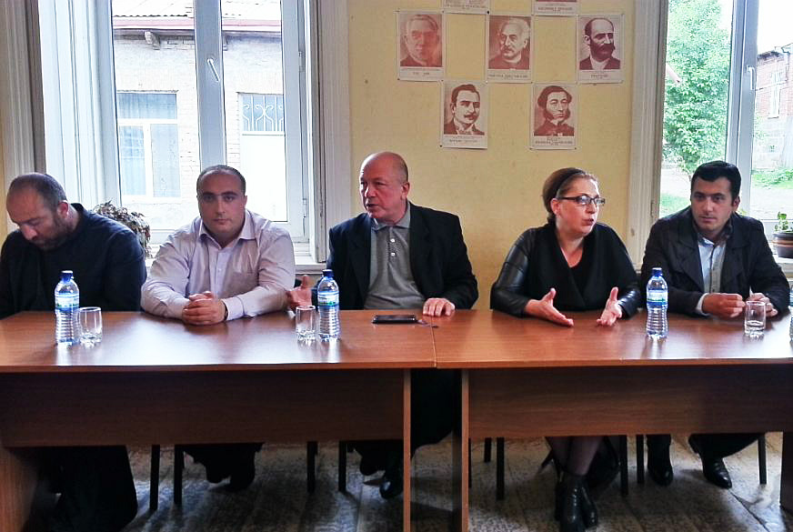 Предвыборная встреча в Армянском молодежном центре Ахалцихе