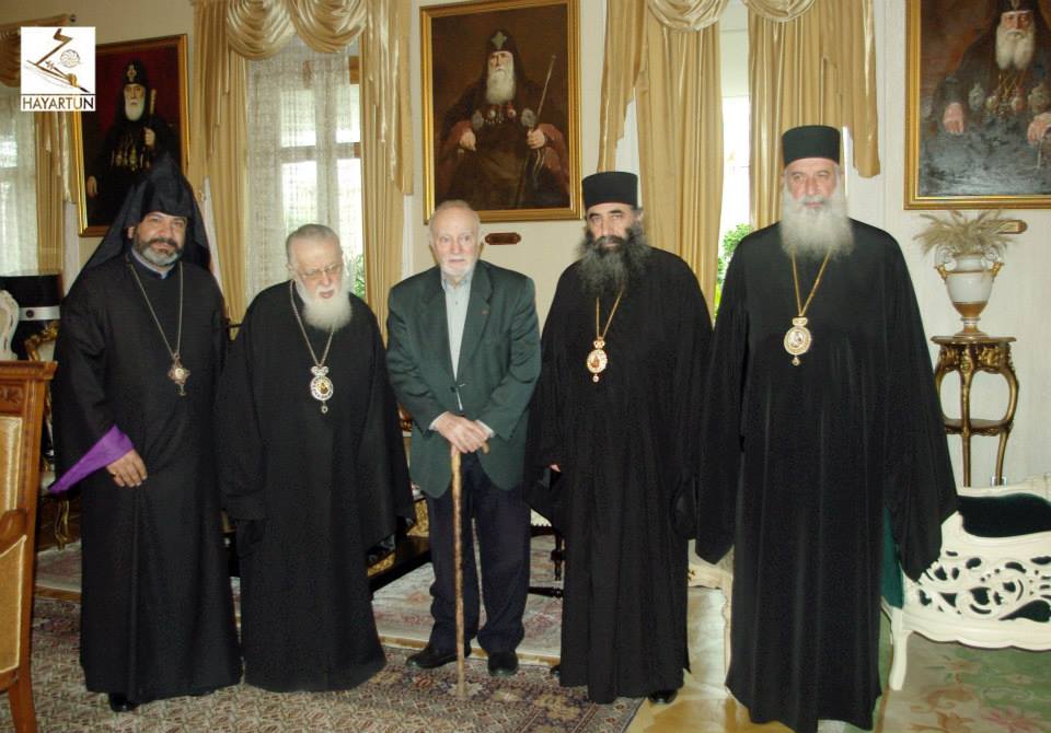 Патриарх Всея Грузии принял предводителя Епархии ААЦ в Грузии