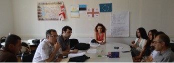 В Ниноцминда прошла встреча молодёжи с директором организации «Либеральная академия Тбилиси»
