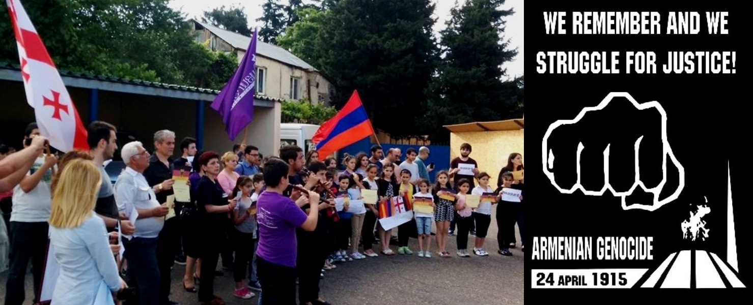 В Тбилиси перед посольством Германии состоялась акция благодарности