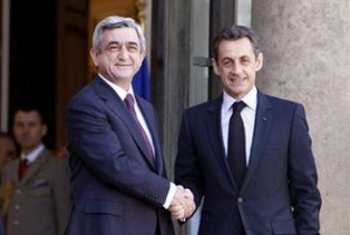 Николя Саркози пожелал Сержу Саргсяну удачи в решающей встрече в Казани по урегулированию карабахского конфликта