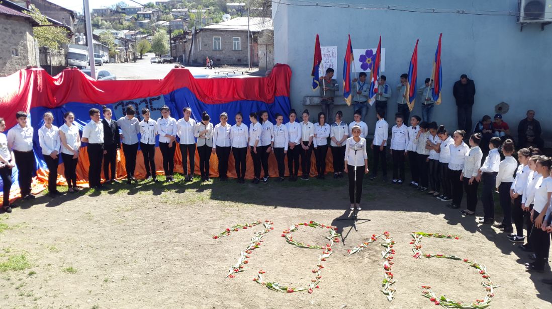 В молодежном центре Ахалциха состоялось мероприятие, посвященное памяти жертв Геноцида армян